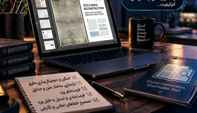 تبدیل و بازسازی اسناد اسکن‌شده و تصاویر به فایل‌های قابل ویرایش